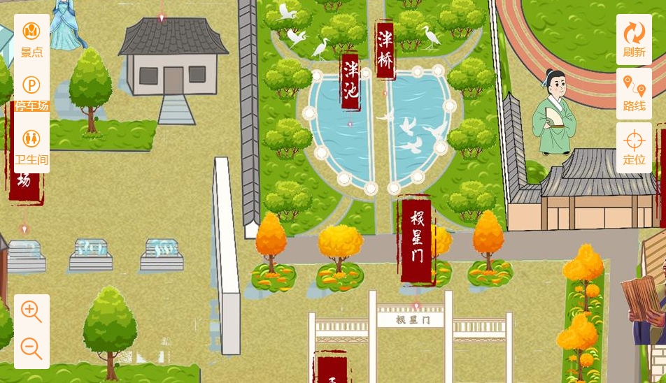 盐湖手绘地图景区语音讲解导览系统：智慧景区建设的基石